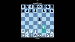 ECO C20 King's Pawn, King's head Opening (White perspective)