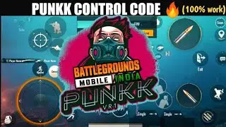 VR1 Punk CONTROL CODE 🔥 SENSITIVITY CODE 😍Mym Punkk | Punk pubg sensitivity| Pubg mobile |punk pubg