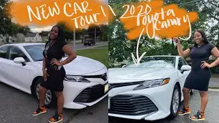 NEW CAR TOUR & MY CAR ESSENTIALS  | 2020 Toyota Camry