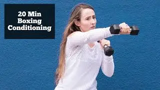 20 Minute Boxing Conditioning | No Equipment | Alison Roessler Campbell Fitness
