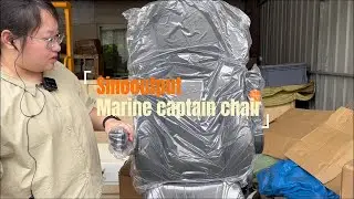 Sinooutput high quality marine captain chair with PU material. One year quality warranty.
