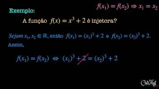 (9) Função injetora, sobrejetora e bijetora.