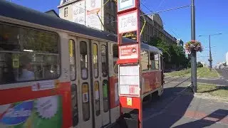 Czech Republic, Prague, tram 7 ride from Otakarova to Koh-i-Noor
