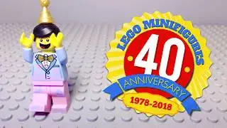LEGO&reg; Minifigure 40th Anniversary Tribute Animation