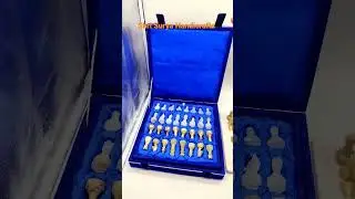 Exclusive Fine Carved Onyx Chess Set With Good Packaging