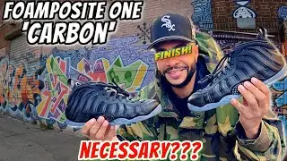 Nike Air Foamposite One 'CARBON' Detailed Look | Are These NECESSARY?
