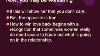 How To Win Love Back Fight Your Instincts