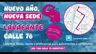 Nuevo a&ntilde;o, nueva sede &iexcl;Lavafante Calle 76! Promo Enero