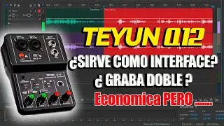 REWIEV Y PRUEBAS MIXER TEYUN MOD.Q12 / LA OCUPE COMO INTERFAZ