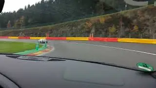 Iano in Spa (through Eau Rouge) in Audi R8 V10 - October 2014