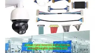 MicroSpace 08P cable assembly DFM DFT for endoscope imaging IATF 16949 wire harness cable assembly