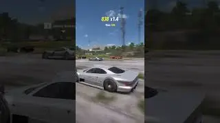 AMG CLK GTR Mercedes Benz 1998 hits all 10 gears on drag strip🏎️ 🤯