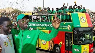 Palais de la République : le président Diomaye reçoit les Lions Champions d’Afrique