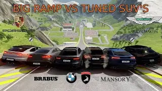 Which Tuned SUV Jumps the Farthest? Porsche vs AMG vs Audi vs BMW vs Lamborghini vs Aston Martin! 💥🔥