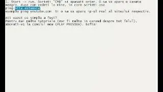 Cum aflu ip-ul unui site web? - Tutorial