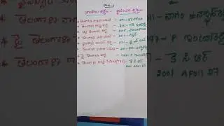 Telangana movement important regional  parties  🎉 group 1,2,3,4si constable ##📖📚📚📖part 2