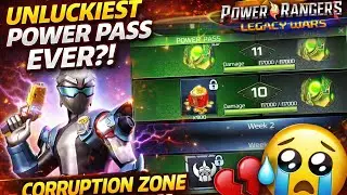 UNLUCKIEST POWER PASS EVER?! 😭 Beast Morphers Silver Ranger Corruption Zone Opening | Power Rangers 