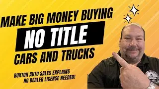 Make BIG MONEY flipping no title cars and trucks! No dealer license required! Flipping cars
