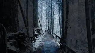 A mystical walk through a snowy forest ❄️☃️Washington State has some of the best winter hiking trail