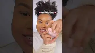 Does a ✨￼viral✨ Pink setting powder on black girls?!?👀👀 #onesizebeauty #beautymavenraven