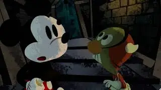 Epic Mickey Rebrushed Demo Fandubbed Cutscenes Mod Test (Read Description Please)