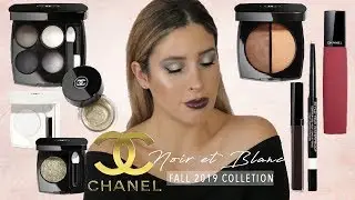 CHANEL 2019 FALL WINTER FULL COLLECTION Noir et Blanc | Makeup Modern Glamour Palette Eyeshadow