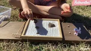 Creating my Zen garden @PixieLandCreations  #zengardens #decoratingideas