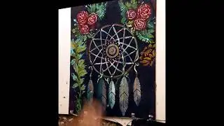 Painting a Pretty Cool Dreamcatcher