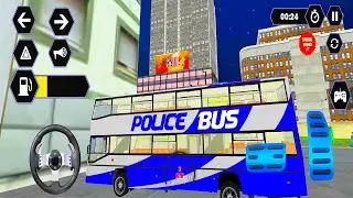 Police Prisoner Transport Bus Simulator Games - Police Games - Android GamePlay
