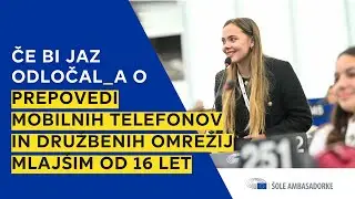 Če bi jaz odločala_a o prepovedi mobilnih telefonov in družbenih omrežij mlaj&scaron;im od 16 let