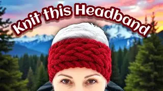 How to Knit a Double Thick Cable Headband - Your Next Knitting Pattern #knitting #knittingpattern