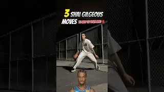 3 SHAI ALEXANDER MOVES TO ADD TO YOUR BAG 🎒🏀 #basketball #trending #shorts #viral