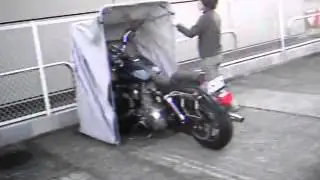 The Bike Shield for Motorcycle shelter, storage, garage, cover, tent