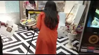 &ldquo;Art Meets Elegance: Live Painting of Our Stall Design!&rdquo; @aanandzenterprise