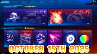 Rocket League ITEM SHOP Daily #363 (15th October 2025) BLACK STANDARD RETURNS!!!