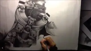 Halo 4 Speed Drawing