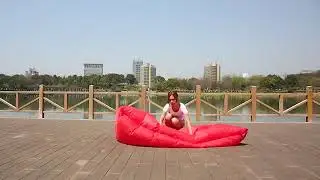 Outdoor Air Sofa Folding Fast Inflatable Sofa Beach Camping Lazy Sofa Bed