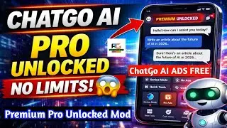 ChatGo AI Pro Mod APK 🔥 Unlimited AI Chat & Premium Features (2026 Latest) Modded By TechnicalATG
