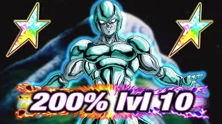 UNDERATED?!?!? 200% LVL 10 LINKS EZA AGL METAL COOLER SHOWCASE! (DBZ DOKKAN BATTLE)