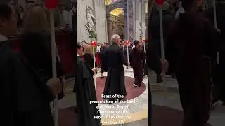 Feast of the Presentation of the Lord and World Day of Consecrated Life
