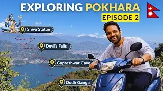 I Rented a Scooter in Pokhara! 🇳🇵 | Hidden Temples & Devi&rsquo;s Falls
