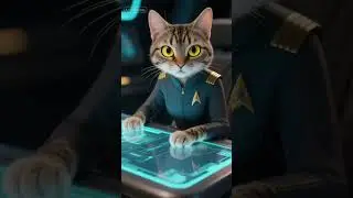 What would you do if you're Cat was a Star Fleet Captain?