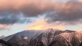 Liptov Slovensko Žiar /4K nature winter mountains DJI Air 3S￼