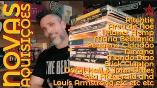 NOVAS AQUISIÇÕES: garimpo de 20 CDs de Rock, Pop, New Wave, MPB e Jazz 