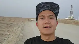 Saudi Aramco Oil & Gas Drilling Life: Rig Move Operation, Medic Routine Desert Walk, Nairyah, Arabia
