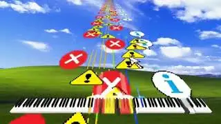 Windows xp and 98 sounds on piano