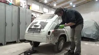 TMEL A ZESE JENOM TMEL !!! Opět ta barva ajajaj !!! FIAT 600D RENOVACE ...
