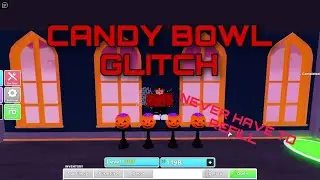 MY RESTAURANT CANDY BOWL GLITCH!!(never have to refill again!)