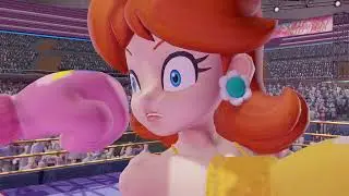 [MMD] Princess Peach vs Daisy Slow Motion Boxing Animation
