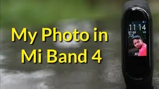 How to keep photo wallpaper in MI BAND 4